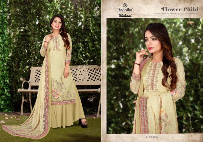 AZARA RUHANI Fancy Festive Wear Cotton Digital Print Designer Salwar Suit Collection